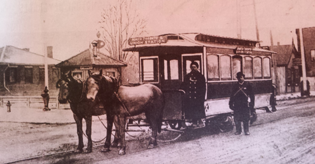Em 1861, o Sistema de Transporte da cidade de Toronto era uma franquia de 30 anos para uma ferrovia destinada a veículos a cavalo.